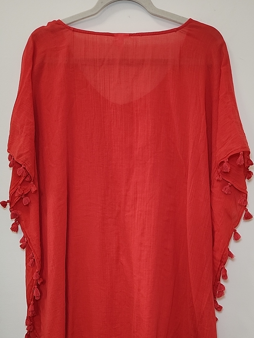 Seafolly Swimwear Women's Orange Amnesia Kaftan Swimsuit Cover-Up Size US OS - Picture 11 of 15